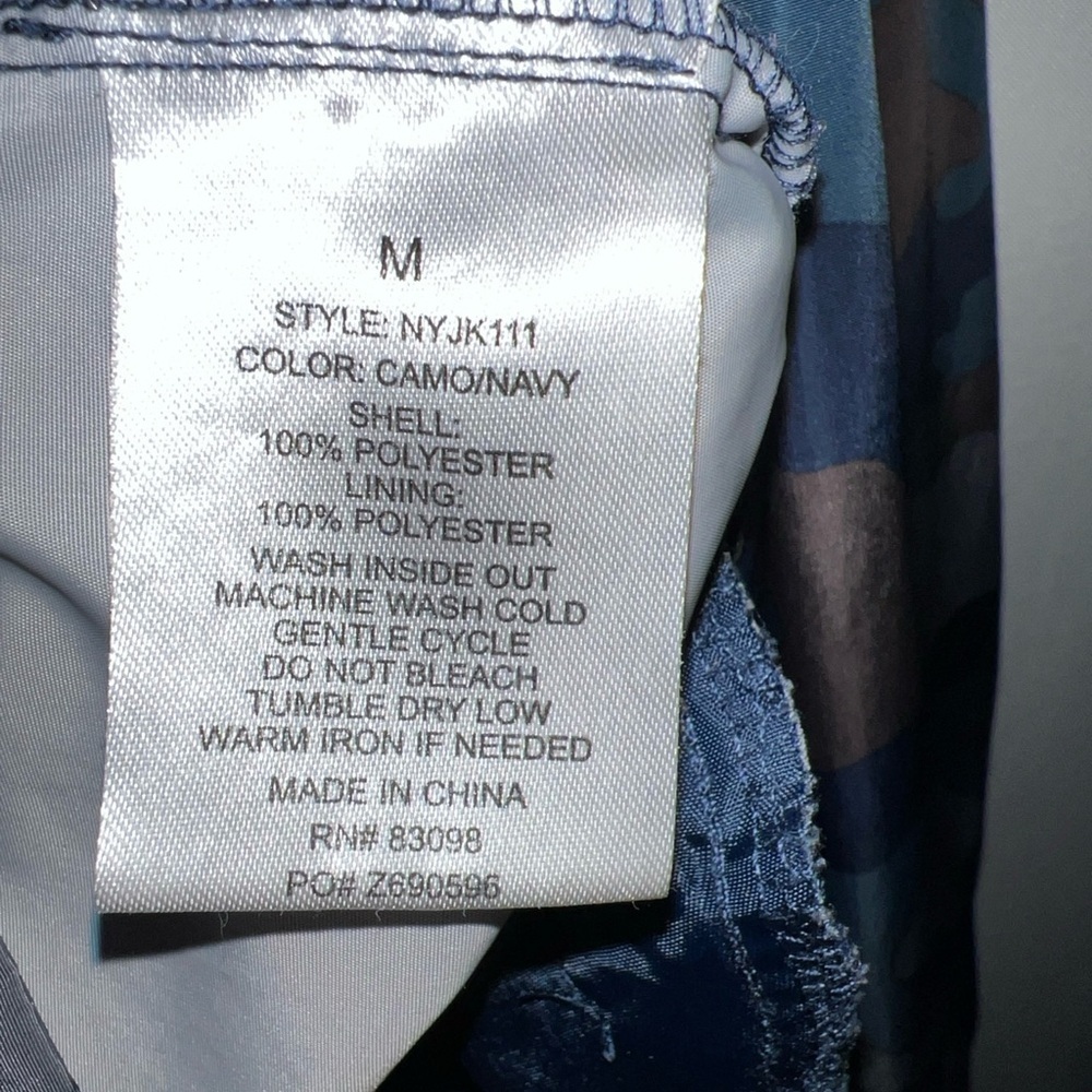 Ci Sono Originals Camouflage Full Zip Jacket Womens Sz M Wind Breaker Pockets. - Picture 5 of 10